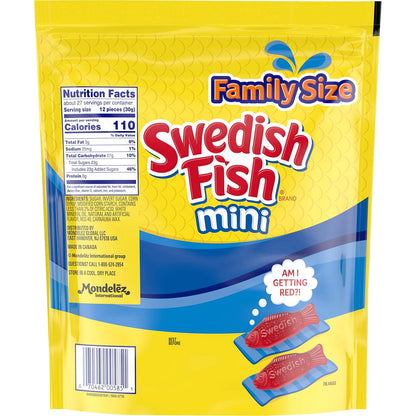 SWEDISH FISH Soft & Chewy Candy Kids Party Favors, 12 Individually Wrapped 3.1 oz Boxes for Birthday Tables