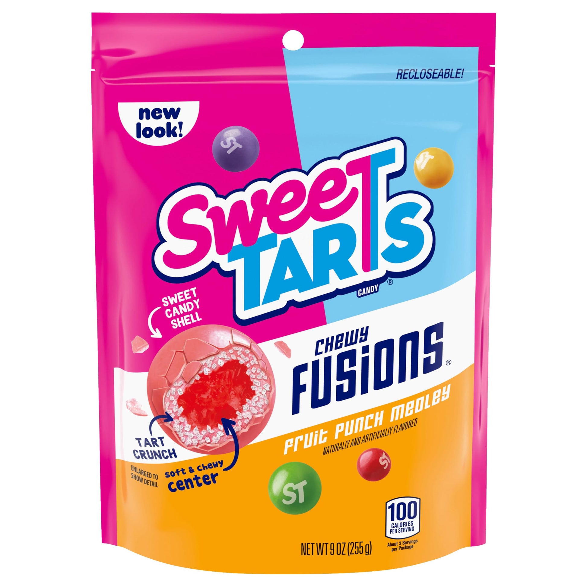 SweeTARTS Mini Chewy Candy – Dye-Free Candy for Allergy-Friendly Snacking, 12 oz