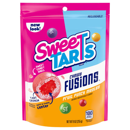 SweeTARTS Mini Chewy Candy – Dye-Free Candy for Allergy-Friendly Snacking, 12 oz