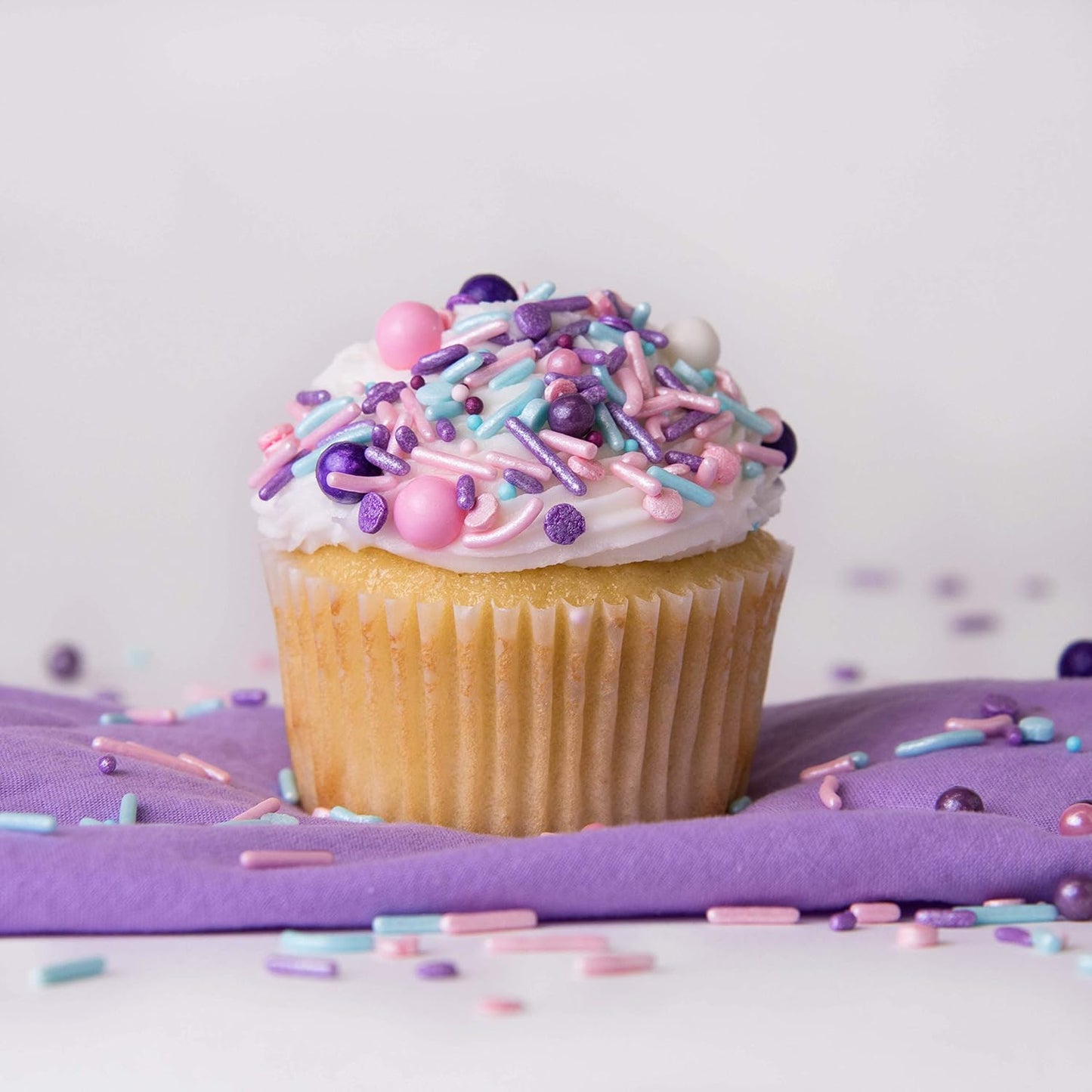 Sweets Indeed Sprinklefetti Edible Sprinkle Mix for Kids Cupcakes and Birthday Cakes – Family Safe Topping for Playroom and Kitchen Parties