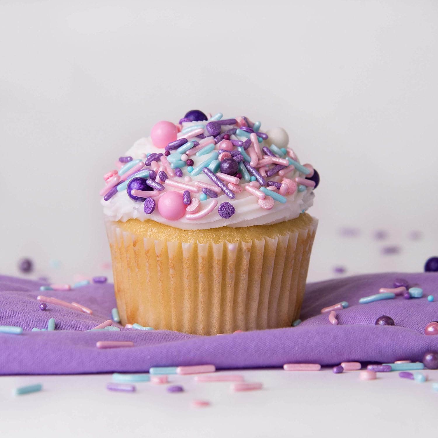 Sweets Indeed Sprinklefetti Edible Sprinkle Mix for Kids Cupcakes and Birthday Cakes – Family Safe Topping for Playroom and Kitchen Parties