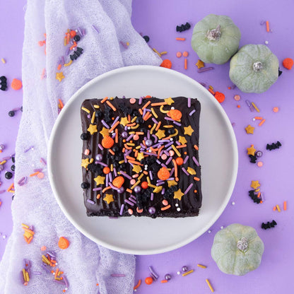 Sweets Indeed Sprinklefetti Toil & Trouble Halloween Sprinkles – Ready-to-Gift Baking Jar for the Halloween Hostess
