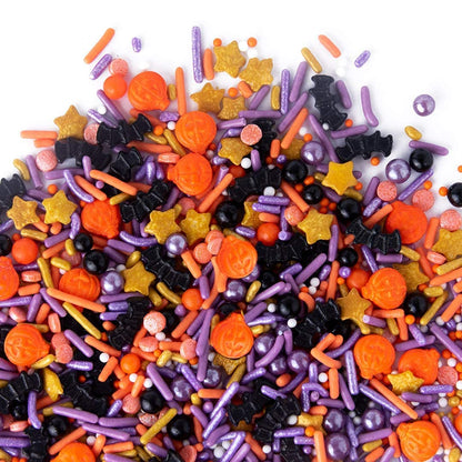 Sweets Indeed Sprinklefetti Toil & Trouble Halloween Sprinkles – Ready-to-Gift Baking Jar for the Halloween Hostess