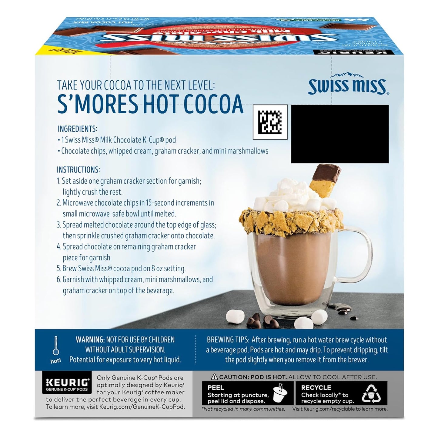 Swiss Miss Milk Chocolate Keurig K-Cup Pods – Cozy Desk-Side Treat for Home Office Focus Breaks