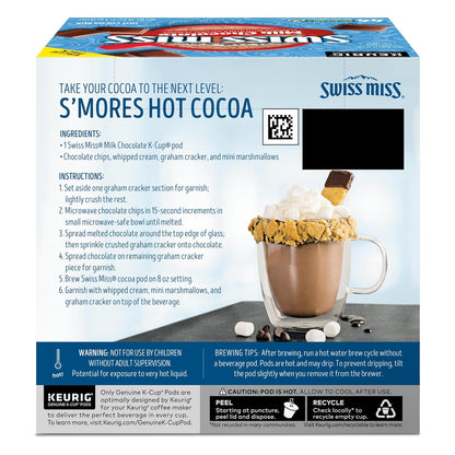Swiss Miss Milk Chocolate Keurig K-Cup Pods – Cozy Desk-Side Treat for Home Office Focus Breaks