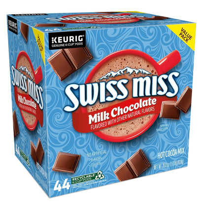 Swiss Miss Milk Chocolate Keurig K-Cup Pods – Cozy Desk-Side Treat for Home Office Focus Breaks