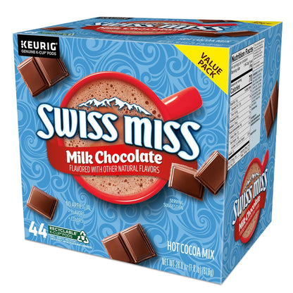 Swiss Miss Milk Chocolate Keurig K-Cup Pods – Cozy Desk-Side Treat for Home Office Focus Breaks