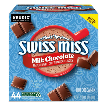 Swiss Miss Milk Chocolate Keurig K-Cup Pods – Cozy Desk-Side Treat for Home Office Focus Breaks