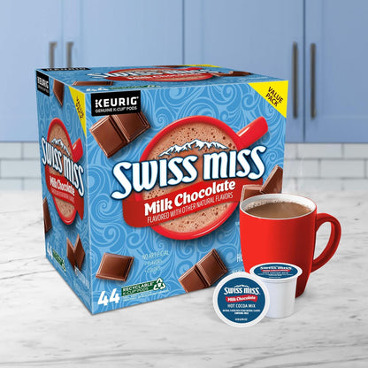 Swiss Miss Milk Chocolate Keurig K-Cup Pods – Cozy Desk-Side Treat for Home Office Focus Breaks