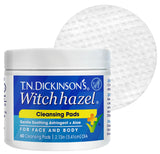 T.N. Dickinson's Witch Hazel Pads – Camping Skincare Essential, Rinse-Free 60 Count