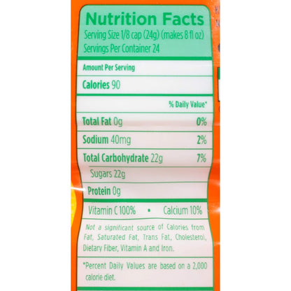 Tang Powdered Orange Drink Mix 20 oz Canister – Lightweight Beverage for Camping, RVs and Road Trips