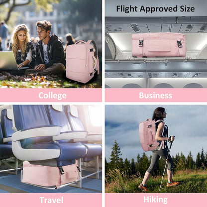Taygeer Laptop Backpack for Women – Meaningful Mother's Day Present from Daughter, 35L Travel Bag with USB Port