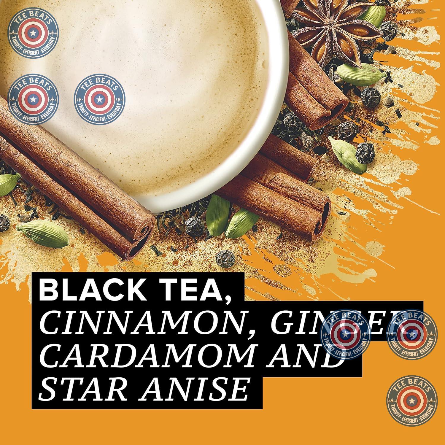 TAZO Chai Latte Concentrate – Thoughtful Birthday Gift for Chai Lovers and Home Entertainers, 32 oz Carton