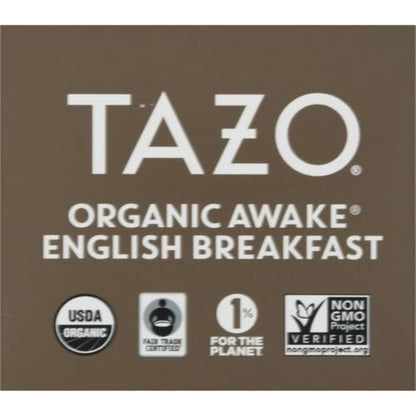 Tazo Organic Awake English Breakfast Black Tea – Bold Black Tea Ritual for Remote Work Mornings