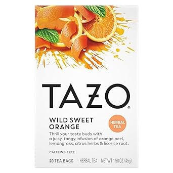 TAZO Passion Herbal Tea Bags – Wind-Down Self-Care Blend for Bath Time and Mindful Evenings
