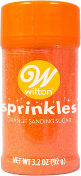Wilton Orange Sparkling Sugar Decorating Set – Creative Gift for Bakers and Holiday Party Hosts
