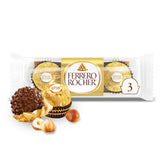 Ferrero Rocher Gourmet Milk Chocolate – Thoughtful Housewarming and Thank-You Gift, Gold Foil Wrapped 1.3 oz