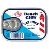 Beach Cliff Wild Caught Sardines – Road Trip and Hiking Food, Portable High-Protein Cans for Off-Grid Adventures