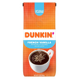 Dunkin' French Vanilla Ground Coffee – Mindful Morning Brew for Wind-Down Routine, Sweet Vanilla Aroma