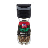 McCormick Italian Herb Seasoning Grinder – Portable Flavor for Patio Grilling and Backyard Cookouts