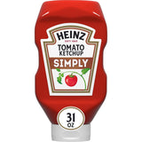 Heinz Simply Ketchup, 31 oz – Everyday Family Table Condiment for Home Refrigerators
