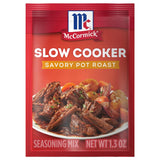 McCormick Slow Cooker Savory Pot Roast Seasoning – Family-Friendly No MSG Dinner for Picky Eaters