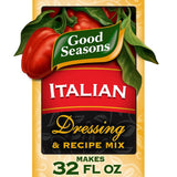 Good Seasons Italian Dressing Mix Packets – Quick Weeknight Dinner Seasoning for Busy Families, 4 ct