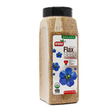 Badia Organic Ground Flax Seed, 16 oz – Daily Omega-3 Supplement for Perimenopause & Menopause Symptom Support, Hot Flash and Nerve Pain Relief Superfood