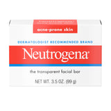 Neutrogena Facial Cleansing Bar for Acne-Prone Skin – Gentle Daily Bar for a Calming Nightly Skincare Ritual