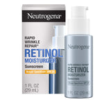 Neutrogena Rapid Wrinkle Repair Retinol Moisturizer with SPF 30, Streamlined Anti-Aging Cream for a Clutter-Free Vanity