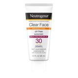 Neutrogena Clear Face Sunscreen Lotion – Clean, Single-Step SPF Moisturizer for Minimalist Vanities