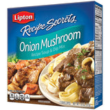 Lipton Recipe Secrets Onion Mushroom Soup & Dip Mix – Single-Envelope Pantry Staple for Simple Cooking