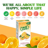 TRUE ORANGE Water Enhancer – Clean-Ingredient Orange Flavor Packets for Kids' Birthday Parties