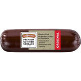 Old Wisconsin Summer Sausage – Gourmet Gift Basket Staple, Smoked Charcuterie for Holiday Hosting