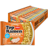 Nissin Top Ramen Bowl – Single-Serve Hot Lunch for Home Office Focus Days, Shrimp Flavor 6-Pack