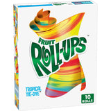 Fruit Roll-Ups Tropical Tie-Dye Variety Pack – Individually Wrapped After-School Snacks for Children