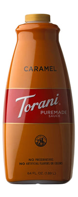 Torani White Chocolate Sauce 64 oz – Gourmet Beverage Finishing Sauce for Luxury Hotel Breakfast Bars