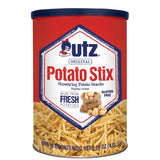 Utz Potato Stix, Original – Backyard BBQ Crunchy Sticks, 15 Oz Travel Canister