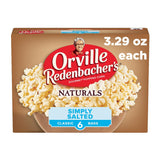 Orville Redenbacher's Naturals Simply Salted Microwave Popcorn – Playdate and After-School Snack for Playroom Sharing, 6-Count Box