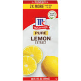 McCormick Pure Lemon Extract – High-Volume Baking Supply for Busy Home Kitchens, 2 fl oz