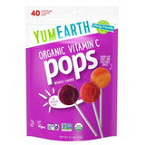 YumEarth Organic Lollipops - Vitamin C Daily Treat for Health Conscious Families, 40 Count Variety Pack