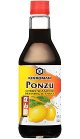 Kikkoman Ponzu Citrus Seasoned Dressing and Sauce, 15 Ounce – One-Bottle All-Purpose Sauce for Uncluttered Kitchens