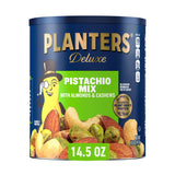 PLANTERS Pistachio Nut Mix – Office Desk Snack for Workday Focus and Sustained Energy, 1lb 2.5oz
