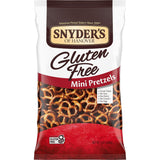 Snyder's of Hanover Gluten Free Mini Pretzels – Kid-Safe Nut-Free Snack for Playdates and After-School Munching
