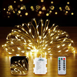 Minetom Battery Operated Fairy Lights – Cozy Bedroom Ambient Lighting with Remote Timer for Living Room Aesthetic