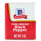 McCormick Pure Ground Black Pepper 3 oz – Thoughtful Housewarming Gift for New Home Cooks
