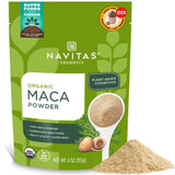 Navitas Organics Maca Powder – Organic Tri-Color Maca Root for Stress Resilience, Calming Yoga Sessions and Mindfulness Beverage Routines