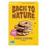 Back to Nature Fudge Striped Cookies – Non-GMO Vegan Cookies for Kid Lunchboxes, After-School Snack