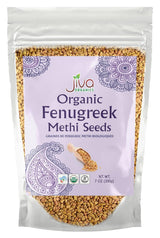 Jiva Organic Fenugreek Seeds 7 Ounce – Thoughtful Wellness Gift for Mom, Natural Hair Care & Cooking Pantry Essential