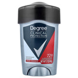 DEGREE Men Clinical Protection Sport Strength Antiperspirant Deodorant for Clean Bathroom Counters, Simple Grooming Kit and Neutral Vanity, 1.7 oz Pack of 3